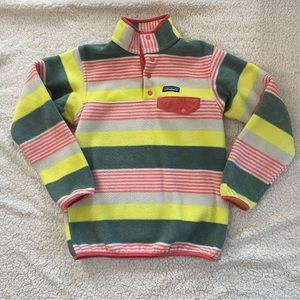 Patagonia Synchilla Snap-T Fleece Pullover Fitz Striped